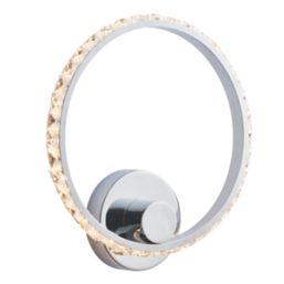 Quay Design Reena LED Integrated Wall Light Chrome 6W 580lm