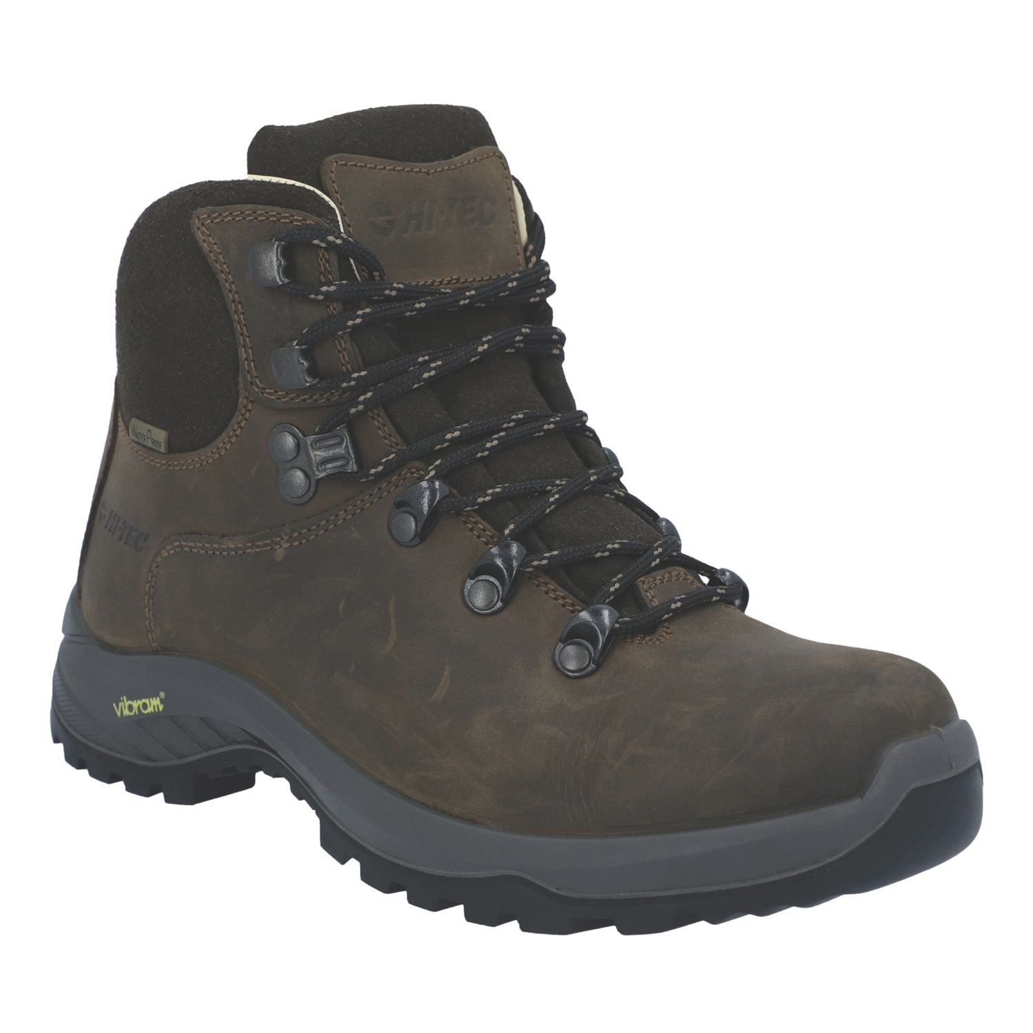 Hi-Tec Ravine Pro Size 4 Womens Brown Waterproof Non Safety Work Boots (717XE)