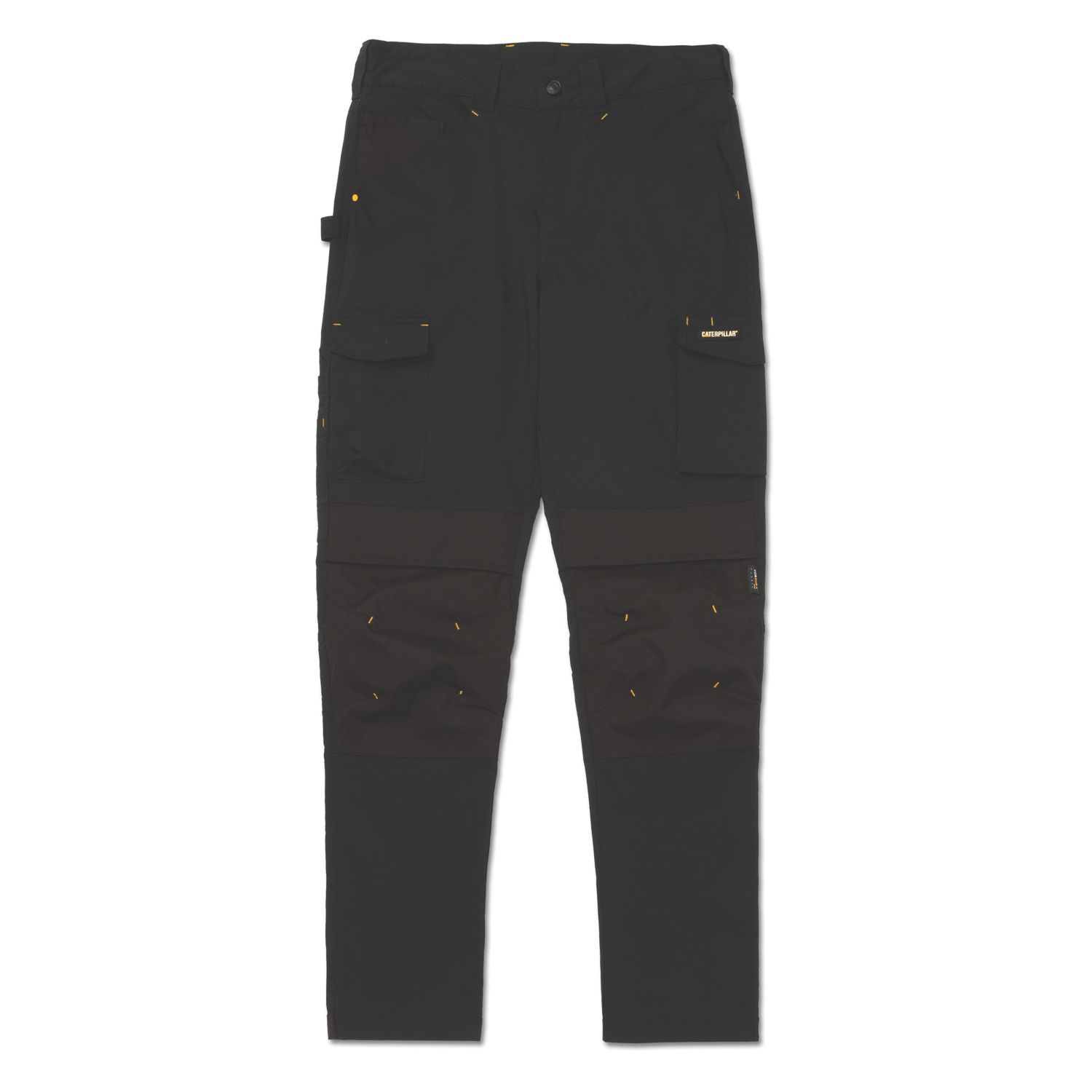 CAT Nexus Knee Pocket Stretch Work Trousers Black 42" W 32" L (717XJ)
