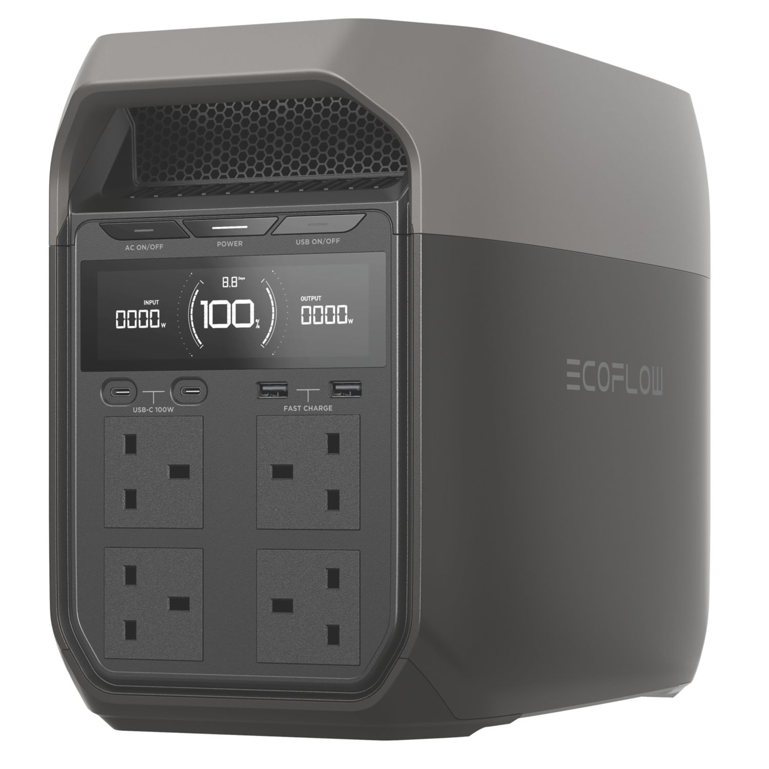 Ecoflow DELTA 3 Plus 1800W Smart Portable Power Station 1024Wh (717YM)