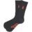 Scruffs  Worker Socks Black 7-9.5 3 Pairs