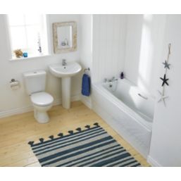 Armitage Shanks Sandringham 21 Full Pedestal Basin 1 Tap Hole 550mm