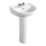 Armitage Shanks Sandringham 21 Full Pedestal Basin 1 Tap Hole 550mm