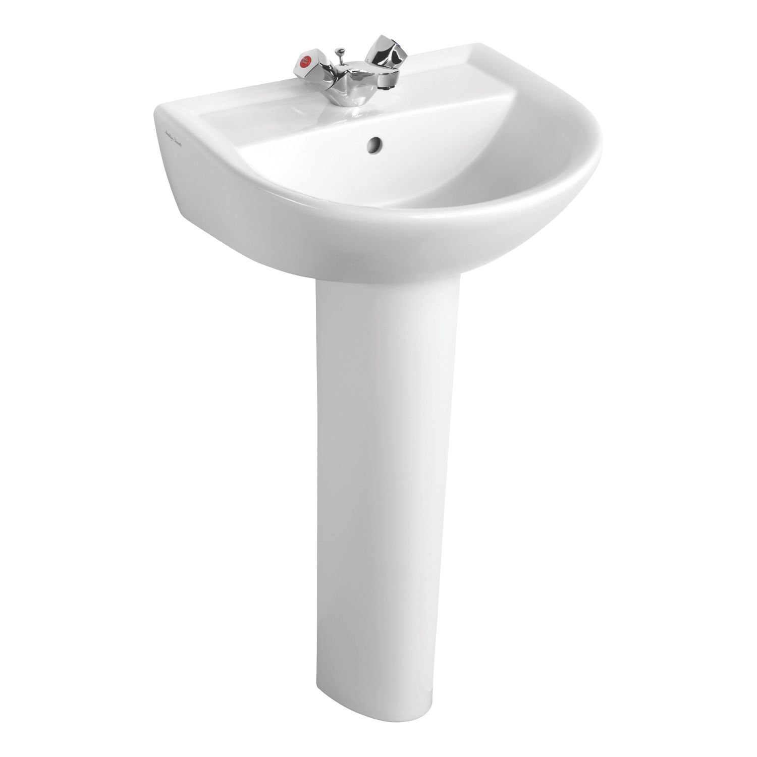 Armitage Shanks Sandringham 21 Full Pedestal Basin 1 Tap Hole 550mm (7186J)