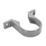 FloPlast  Pipe Clips Grey 40mm 20 Pack