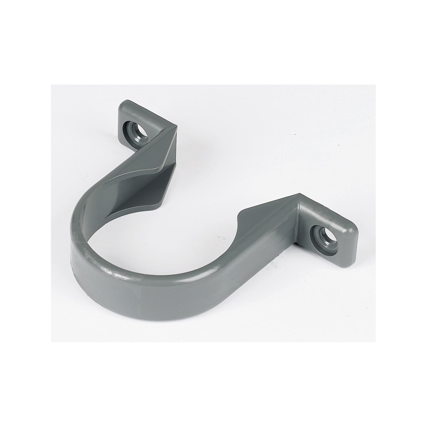 FloPlast Pipe Clips Grey 40mm 20 Pack (71879)