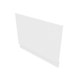 Straight Bath End Panel 700mm White Gloss