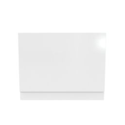 Straight Bath End Panel 700mm White Gloss