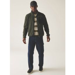 Regatta Frankie Full Zip Fleece Dark Khaki Small 41.7" Chest