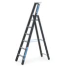 Zarges Aluminium 2.26m 6 Step Platform Step Ladder