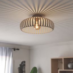 Eglo Mogano 3 280mm Ceiling Light Sandy