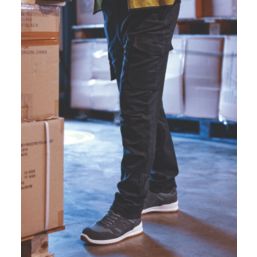 Apache Barkerville Cargo Work Trousers Black 48" W 31-33" L