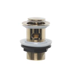 ETAL Brushed Brass Click‑Clack Bath & Basin Waste Pack