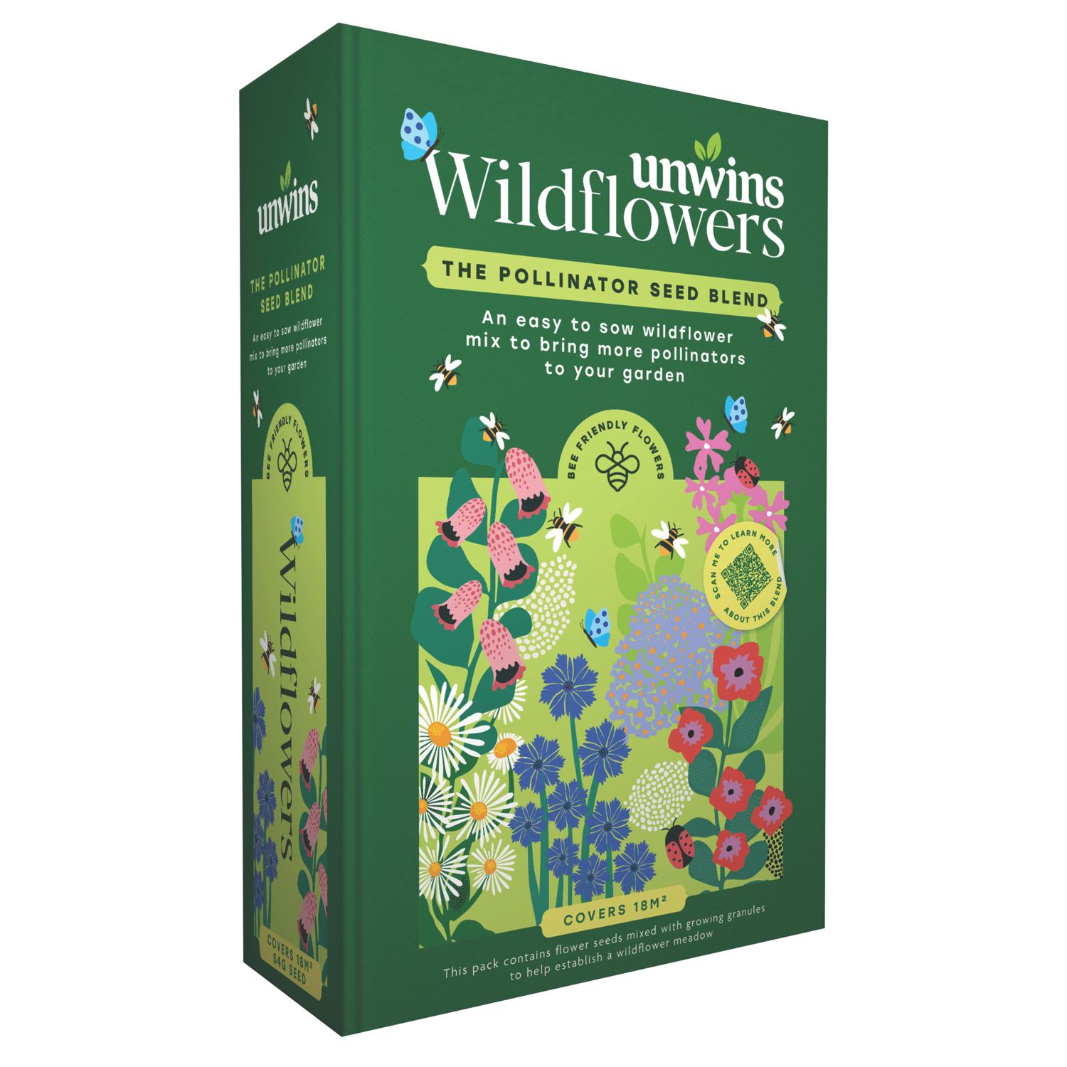 Unwins Wildflower Seed Mix 18m² 3.6kg (718EC)