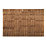 Forest Vertical Board Closeboard  Garden Fencing Panel Dark Brown 6' x 4' Pack of 20