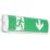 Saxby Sight Plus Maintained Emergency LED Exit Bulkhead with Down Arrow 2W 136lm
