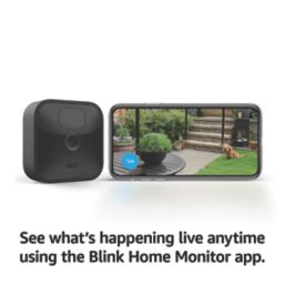 Blink B088D1718R Black Wireless Smart Camera System & 3 1080p Outdoor Cameras
