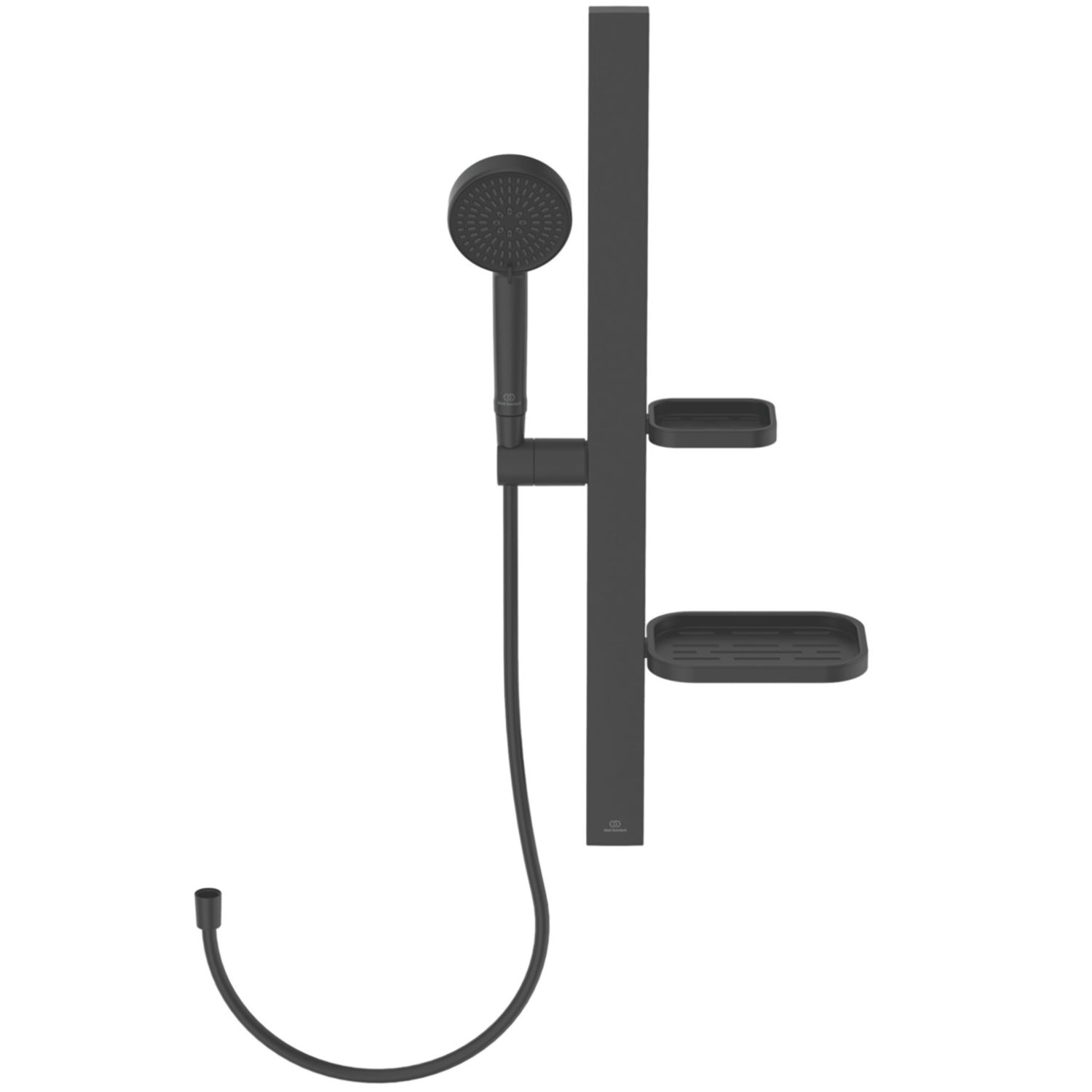 Ideal Standard Idealrain Alu+ Shower Kit Silk Black (718KU)