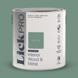 LickPro 2.5Ltr Teal 05 Satin Water-Based Trim Paint