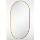 Sensio Nebula Oval Illuminated Bathroom Mirror Brass With 2496lm LED Light 1000mm x 600mm