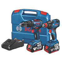 Bosch 0615990M71 18V 5.0Ah Li-Ion Coolpack Brushless Cordless Twin Pack
