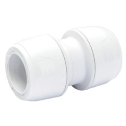 Hep2O  Plastic Push-Fit Equal Keyless Coupler 28mm