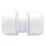 Hep2O  Plastic Push-Fit Equal Keyless Coupler 28mm