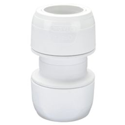 Hep2O  Plastic Push-Fit Equal Keyless Coupler 28mm