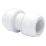 Hep2O  Plastic Push-Fit Equal Keyless Coupler 28mm