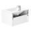 Newland  Single Drawer Wall-Mounted Vanity Unit with Basin Gloss White 600mm x 450mm x 370mm