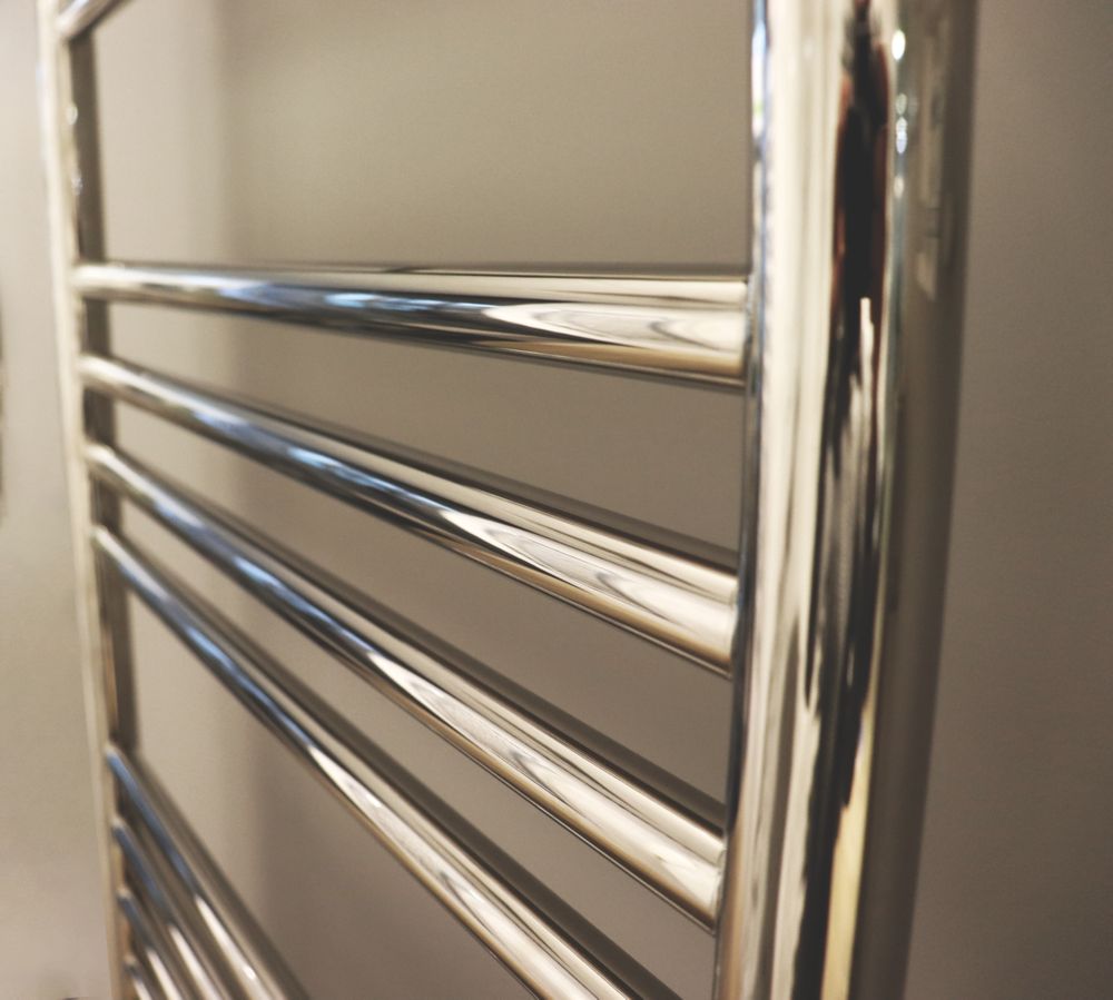 Towelrads Independent Superior Style Towel Radiator 800mm x 600mm Chrome  897BTU - Screwfix