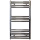Towelrads 800mm x 600mm 897BTU Chrome Flat  Towel Radiator