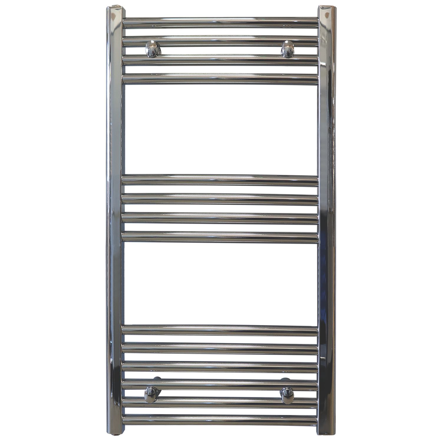Towelrads 800mm x 600mm 897BTU Chrome Flat Towel Radiator (718RY)