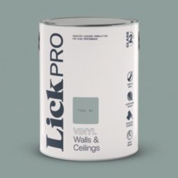 LickPro  5Ltr Teal 01 Vinyl Matt Emulsion  Paint