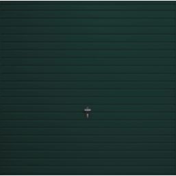 Gliderol Horizontal 8' x 7' Non-Insulated Frameless Steel Up & Over Garage Door Moss Green