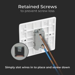 British General 800 Series 20A 16AX 1-Gang 1-Way Light Switch  White