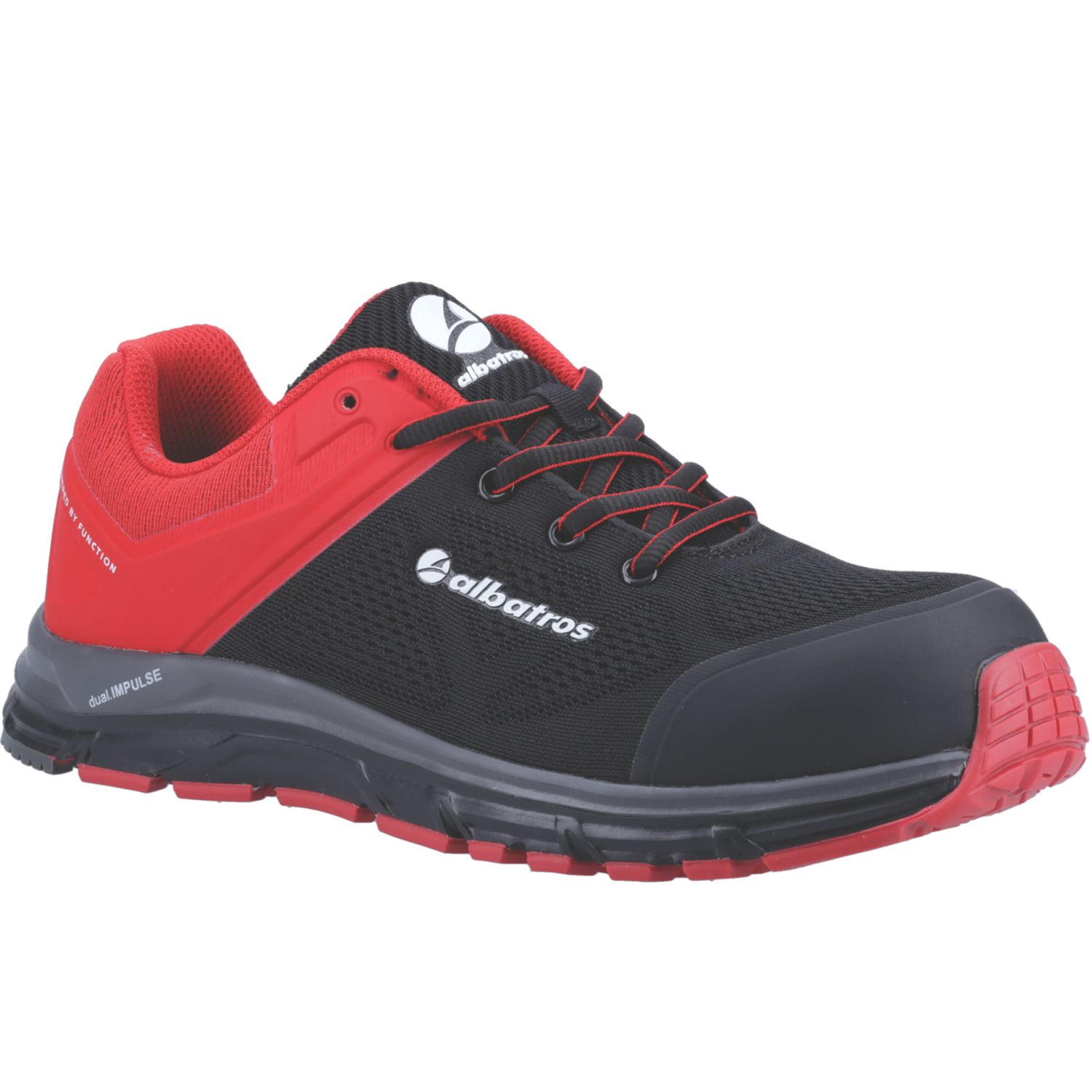 Albatros Lift Impulse Low Size 12 Red Safety Trainers (718XH)