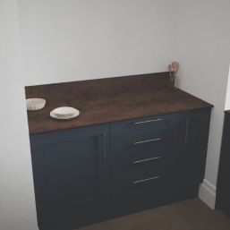 Mariz  Antique Rust Composite Kitchen Worktop 640mm x 1500mm x 12mm