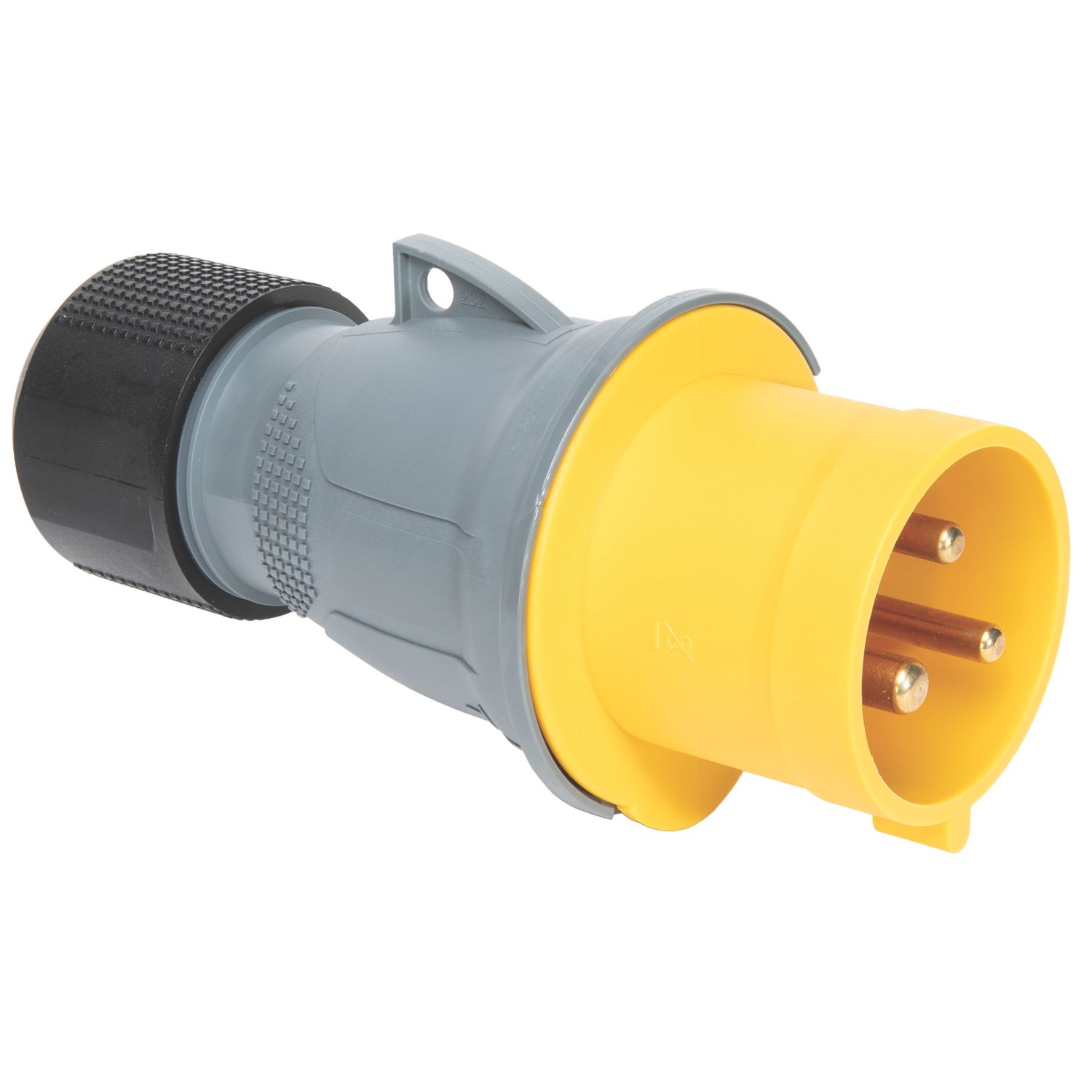 Amphenol 32A 2P+E Straight Plug 110V (7199X)
