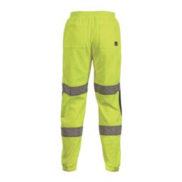 Scruffs  Hi-Vis Joggers Yellow / Navy 3X Large 38" W 30" L