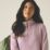 Regatta Sweethart Half Zip Womens Fleece Powder Lilac Size 8
