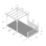 Forest Ultima 16' x 8' (Nominal) Flat Pergola & Decking Kit with 2 x Balustrades (3 Posts)
