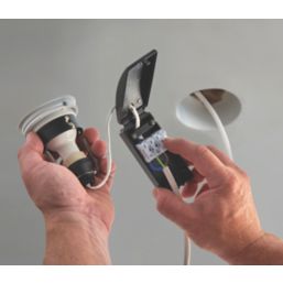 Saxby Trimless Tilt  Downlight White