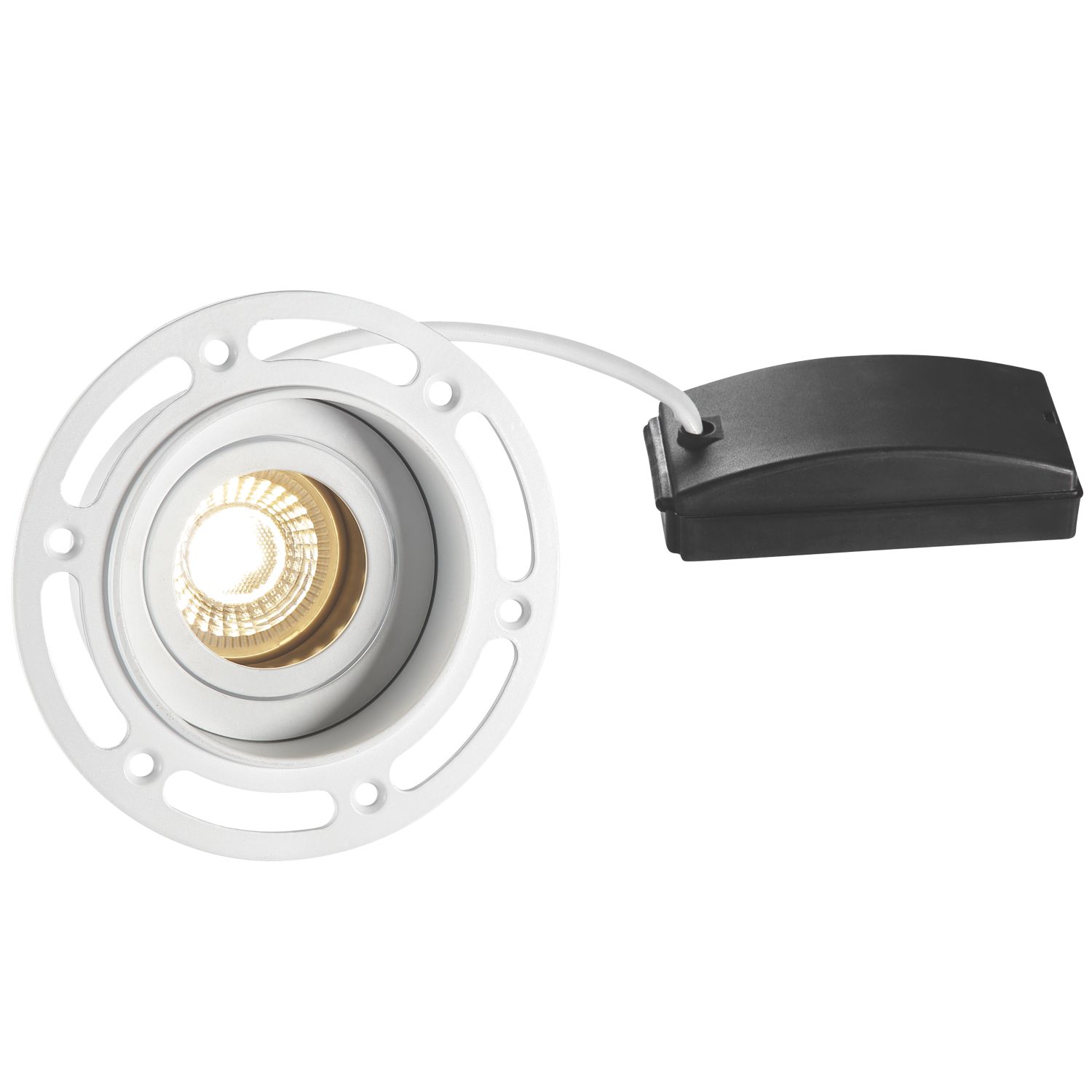 Saxby Trimless Tilt Downlight White (719HT)