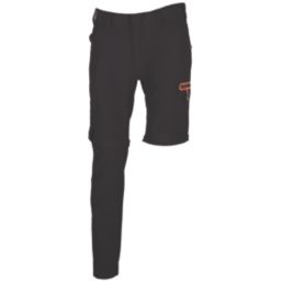 Herock Tornado Zip-Off Leg Trousers Black 38" W 32" L