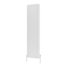 Reina 1800mm x 465mm 8217BTU White Vertical 2 Column Radiator