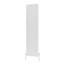 Reina 1800mm x 465mm 8217BTU White Vertical 2 Column Radiator