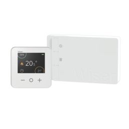 Drayton Wiser 2nd Generation Wireless Heating Smart Thermostat Kit 1 White