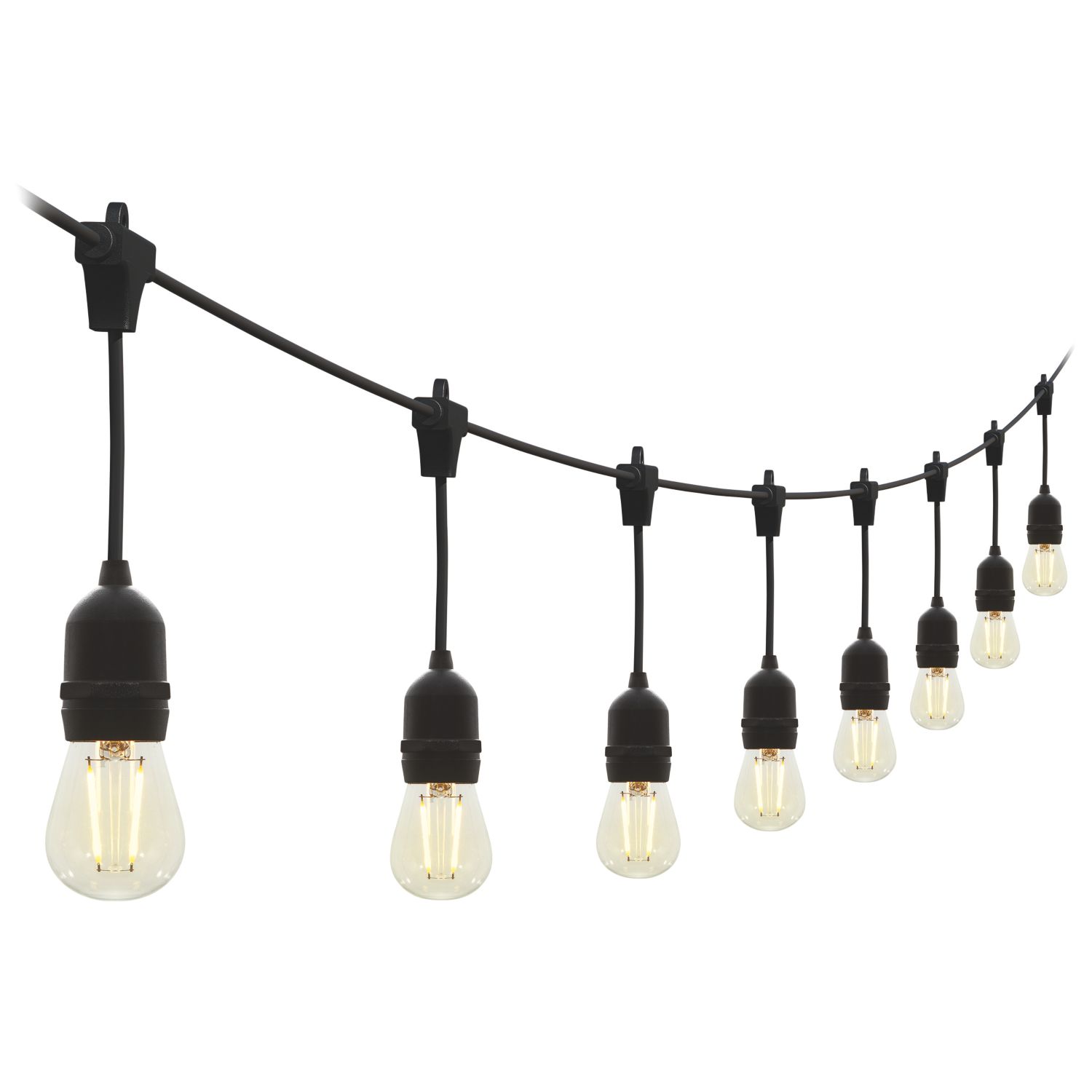 4lite Festoon 20m Outdoor LED IP44 Lighting 40W 165lm (719PP)