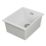 Carysil EN340-WH 1 Bowl Granite Composite Kitchen Sink White 370mm x 460mm